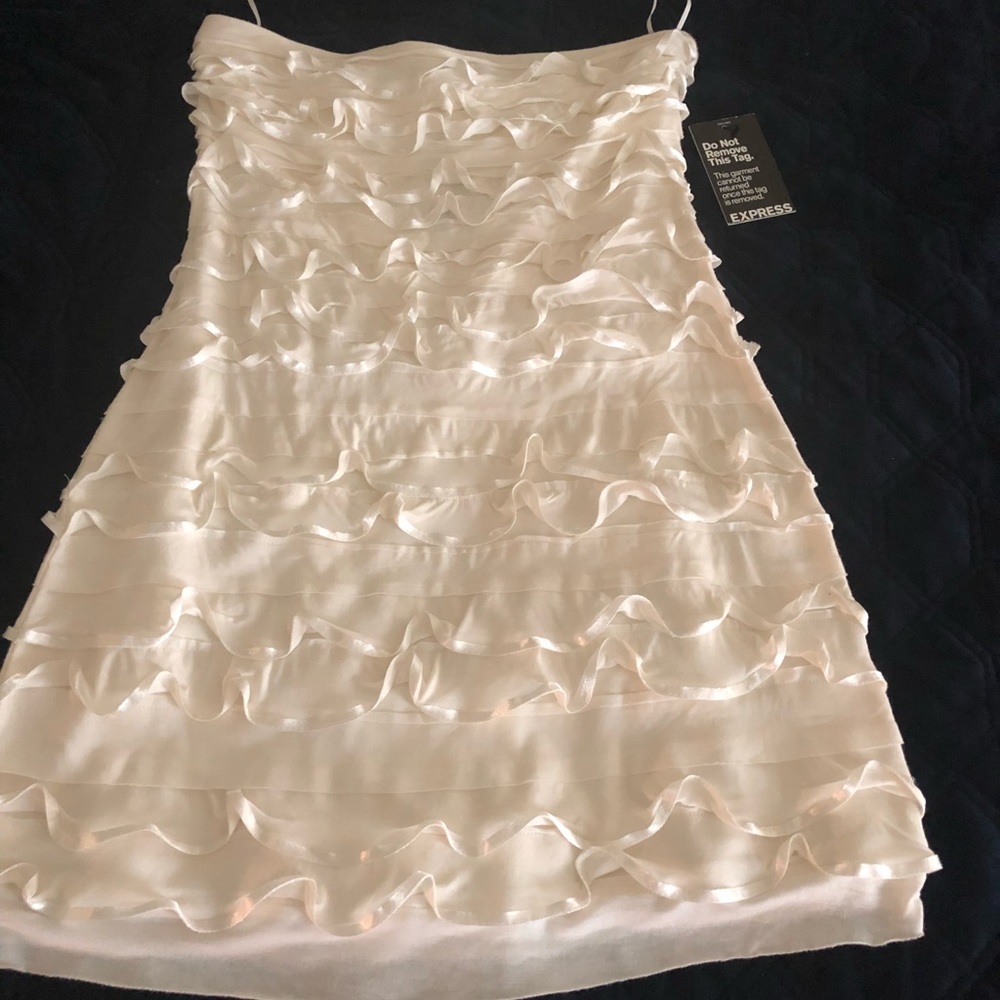 Brand New - Express - white strapless dress